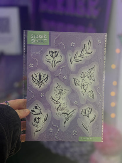 A5 sticker sheet